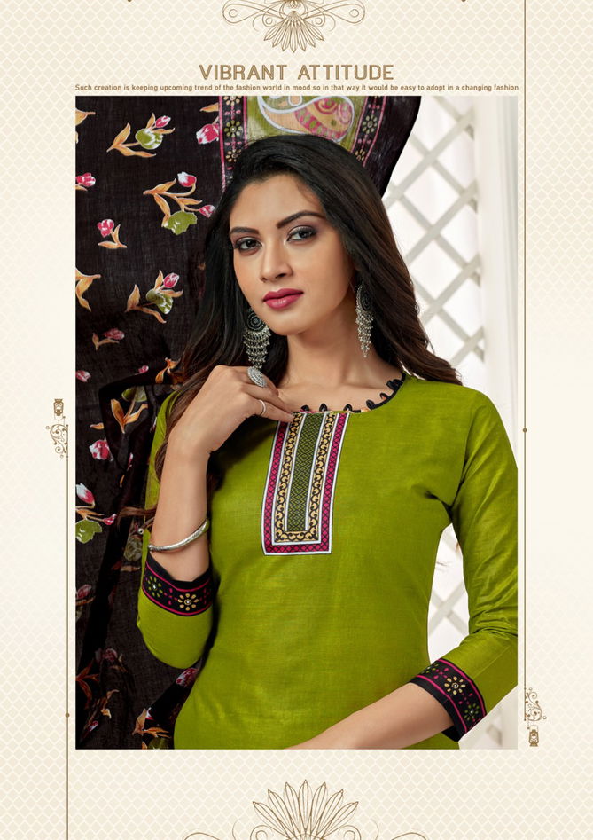 AKASH PADMAVATI 15 Regular Wear Cotton Printed Designer Dress Material Collection